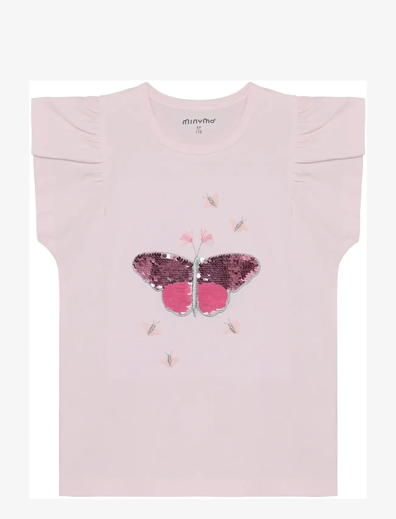 Minymo - T-shirt SS - kortærmede t-shirts - raindrops on roses - 1