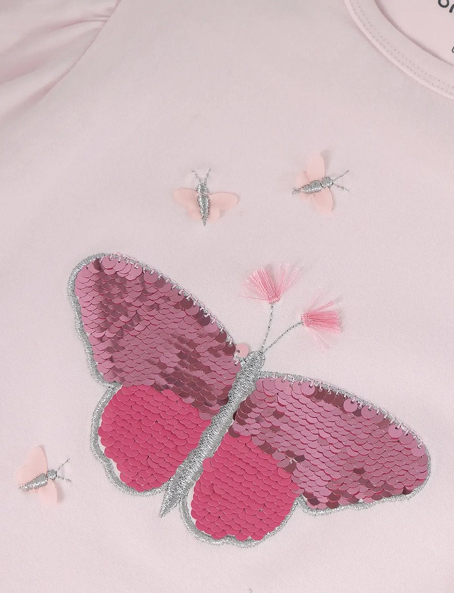 Minymo - T-shirt SS - short-sleeved t-shirts - raindrops on roses - 3