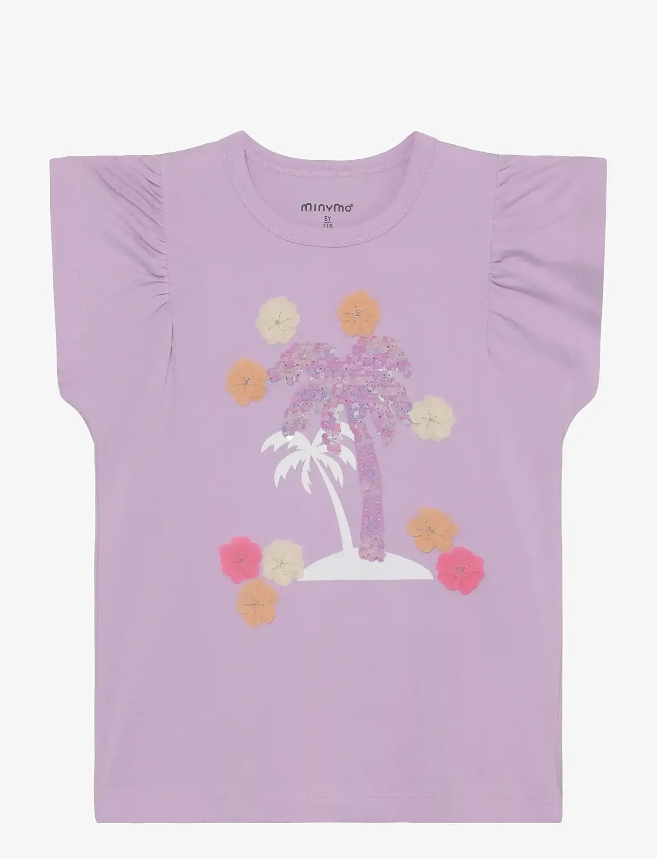 Minymo - T-shirt SS - kurzärmelige - violet dusk - 0