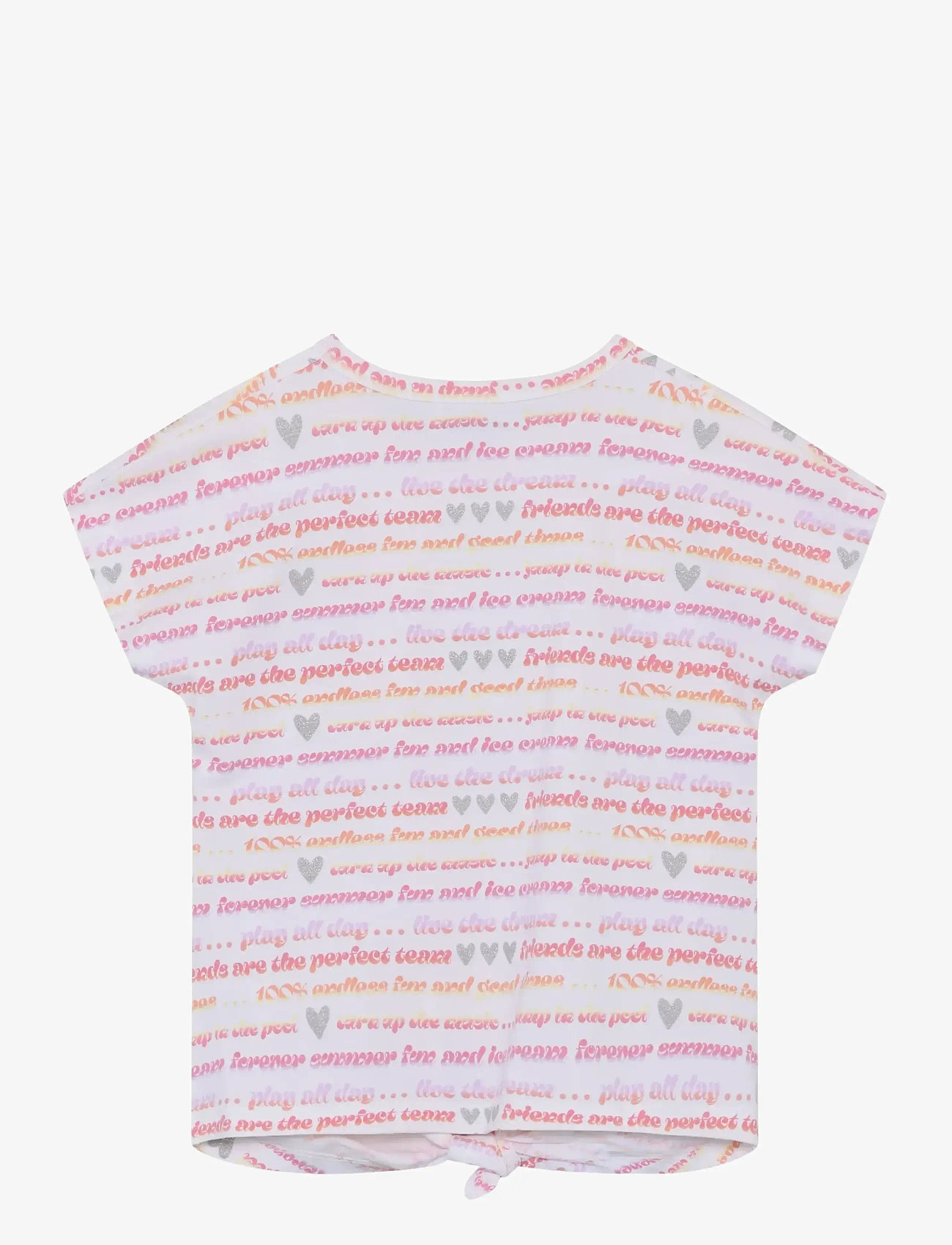 Minymo - T-shirt SS AOP - bright white - 1