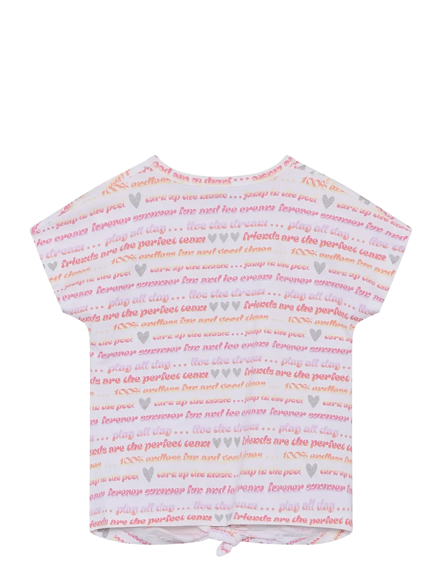 Minymo - T-shirt SS AOP - kurzärmelige - bright white - 1