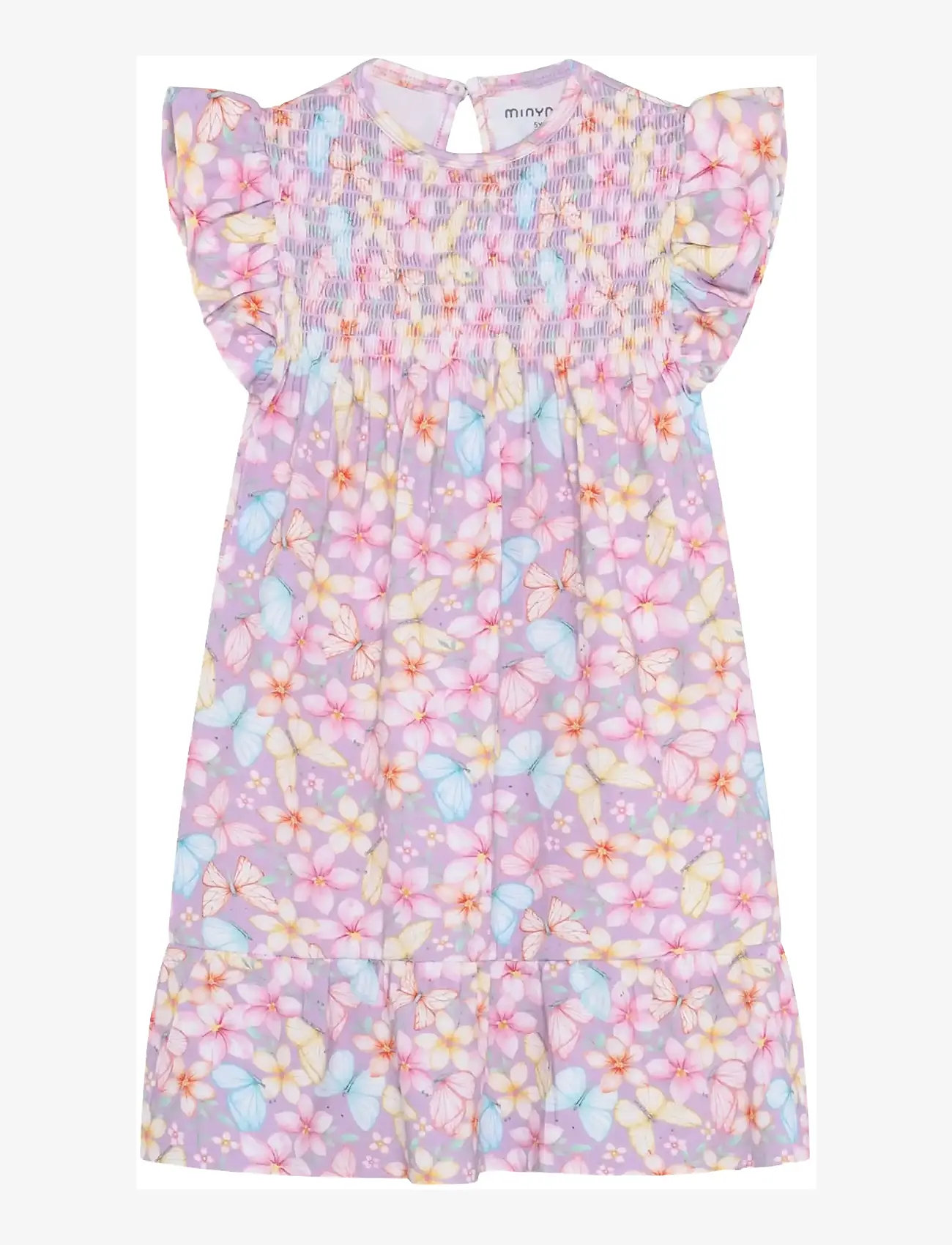 Minymo - Dress SS AOP - robes décontractées sans manches - violet dusk - 0