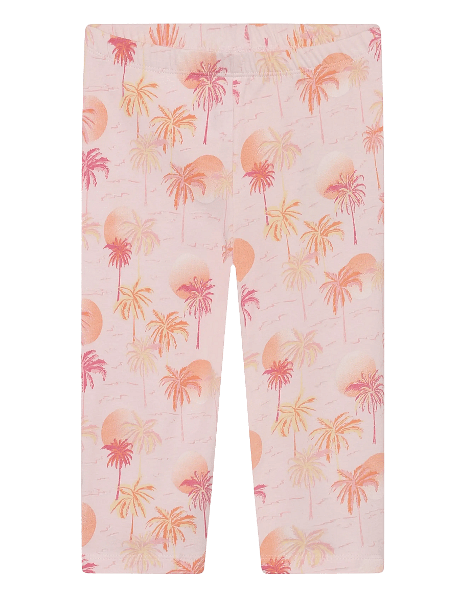 Minymo - Leggings 3/4 AOP - leggings - raindrops on roses - 0