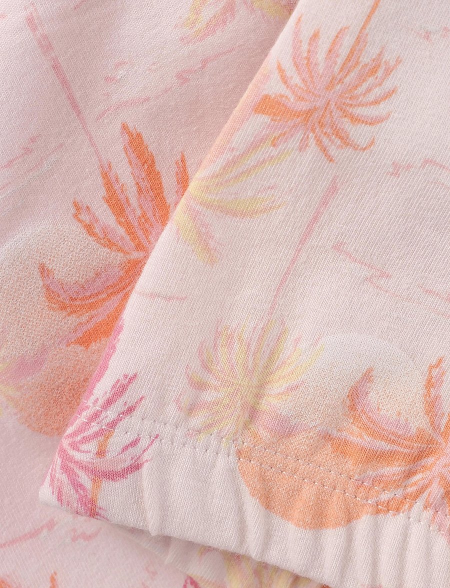 Minymo - Leggings 3/4 AOP - leggings - raindrops on roses - 2