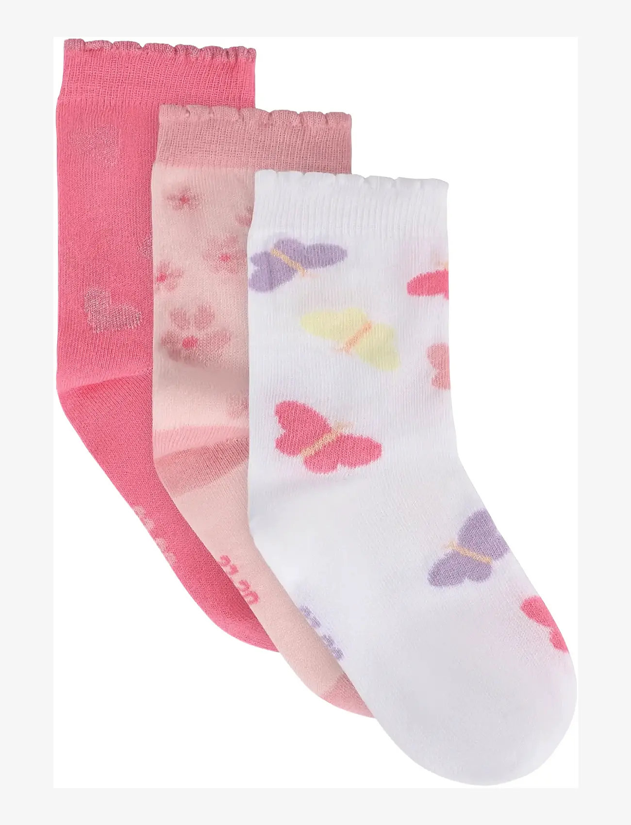 Minymo - 3-Pack Socks - strümpfe - raindrops on roses - 0