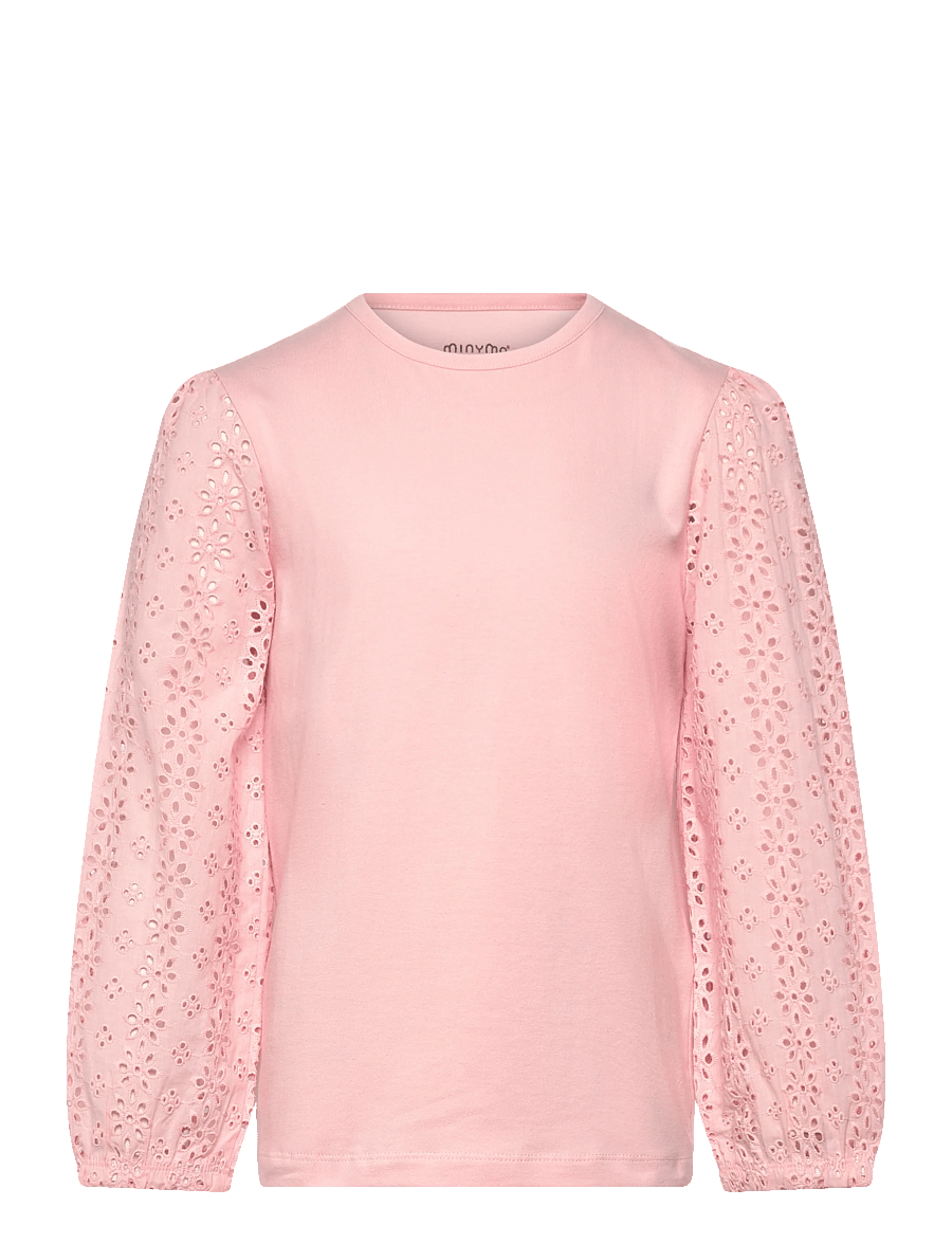 Minymo - T-shirt LS - blusen & tuniken - rosy tough - 0