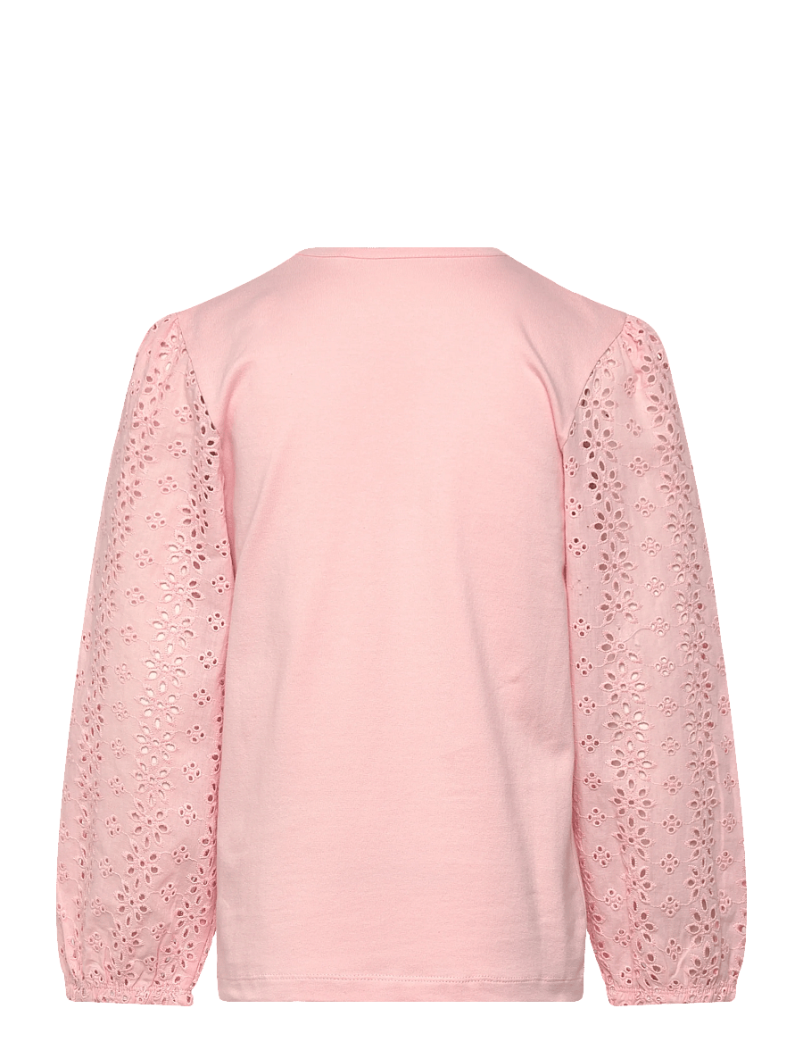 Minymo - T-shirt LS - blusen & tuniken - rosy tough - 1