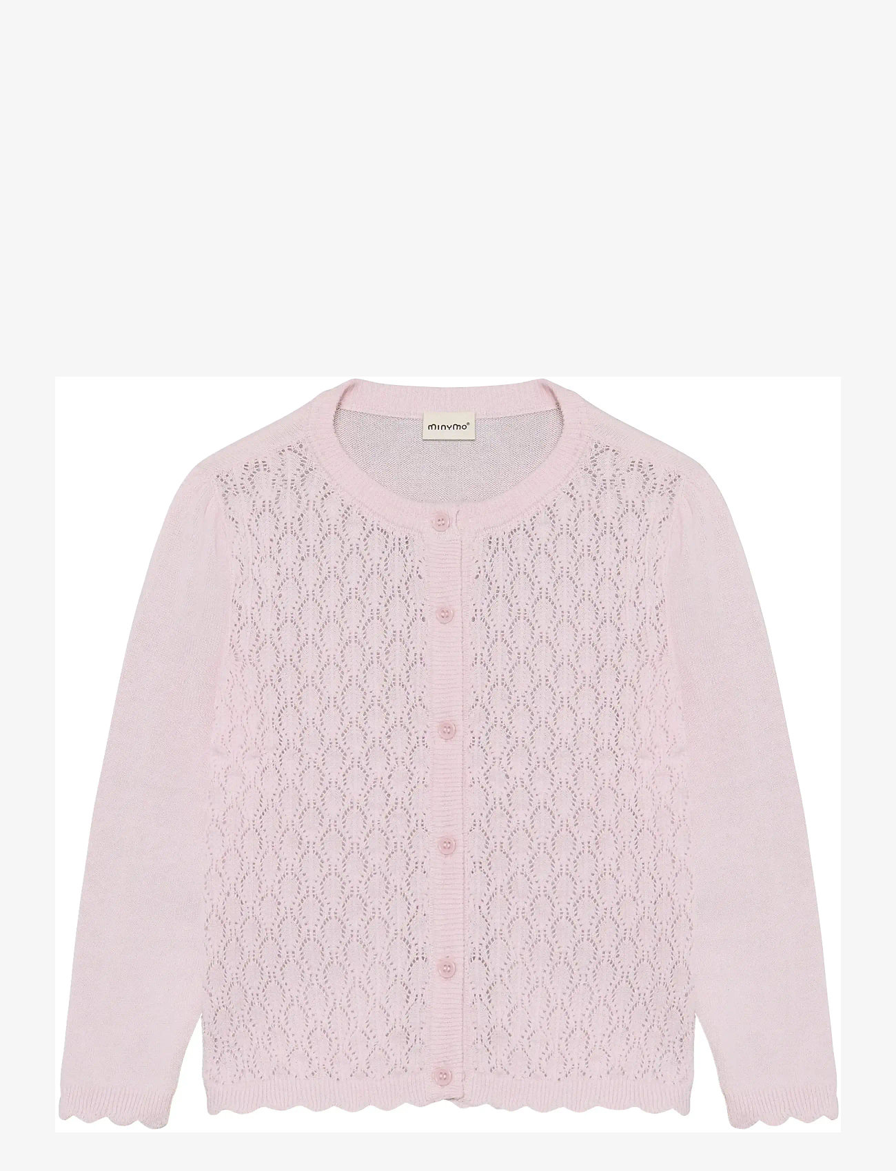 Minymo - Cardigan LS Knit - cardigans - raindrops on roses - 0