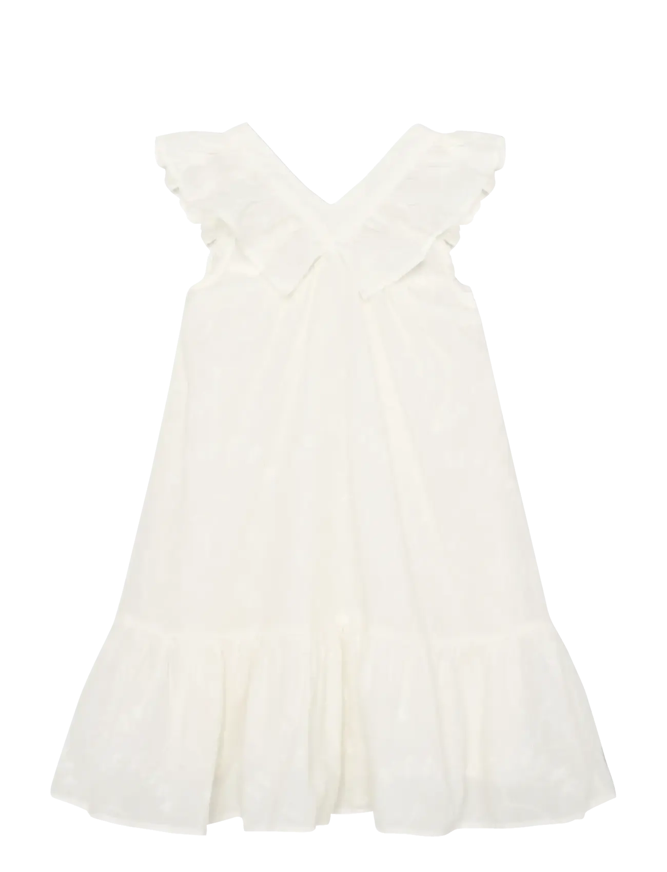 Minymo - Dress SS w. Lining - feestjurken - vanilla ice - 2