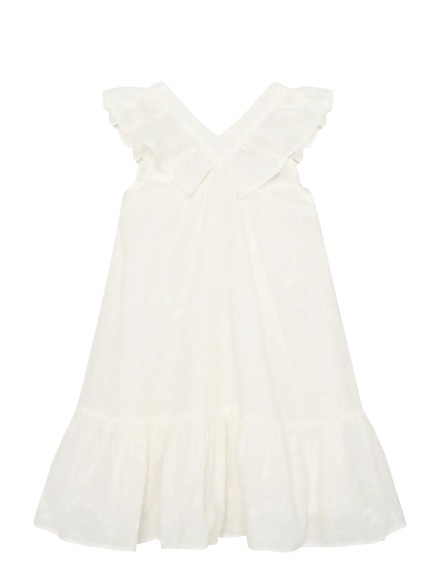 Minymo - Dress SS w. Lining - partykleider - vanilla ice - 2
