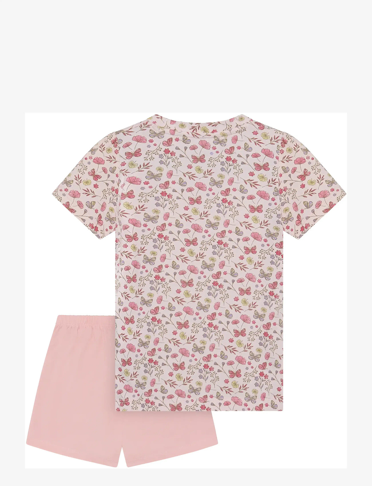 Minymo - T-shirt+Short Set AOP - sett með stuttermabol - raindrops on roses - 1