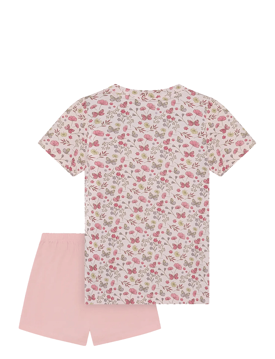 Minymo - T-shirt+Short Set AOP - sets mit kurzärmeligem t-shirt - raindrops on roses - 1
