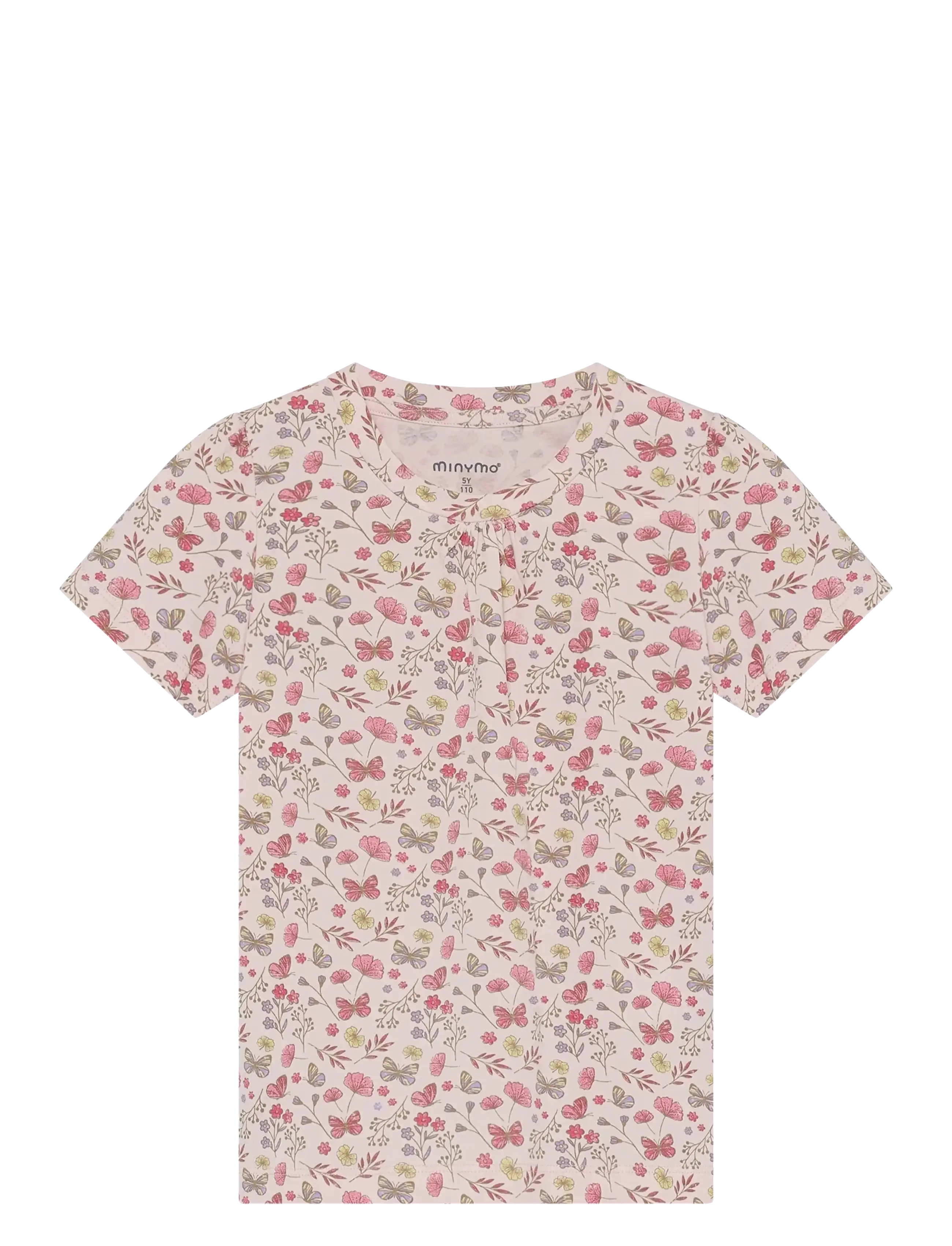 Minymo - T-shirt+Short Set AOP - sets mit kurzärmeligem t-shirt - raindrops on roses - 2