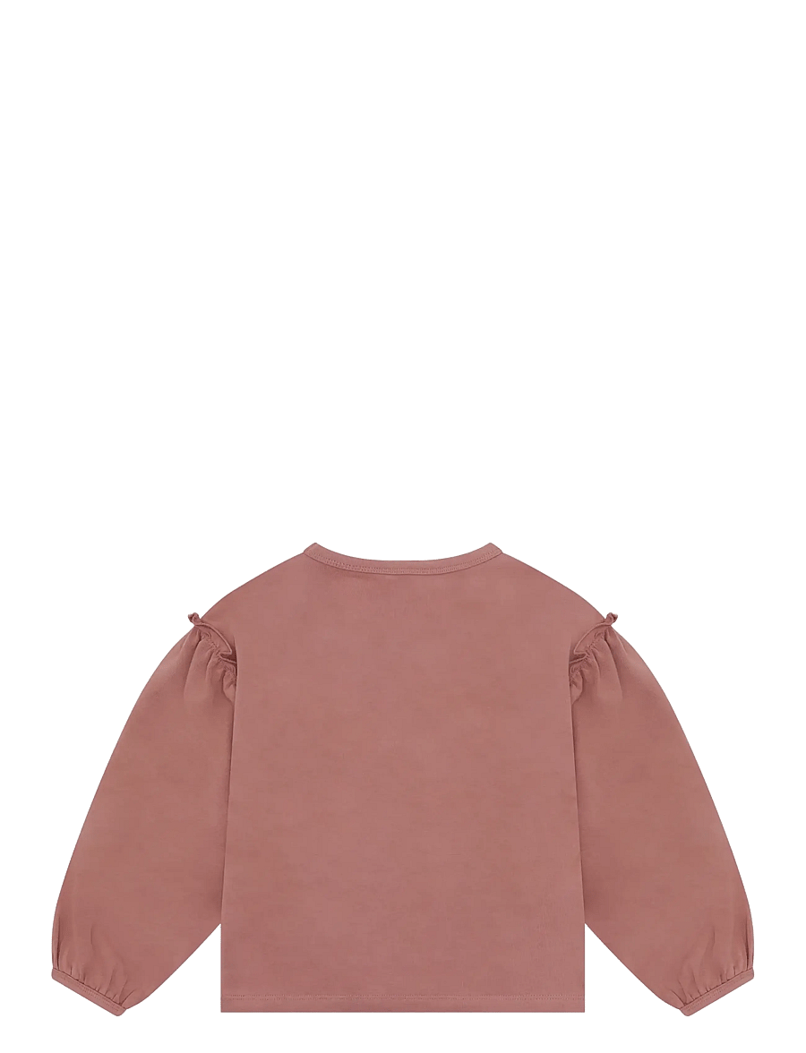 Minymo - T-shirt LS - långärmade t-shirts - burlwood - 2