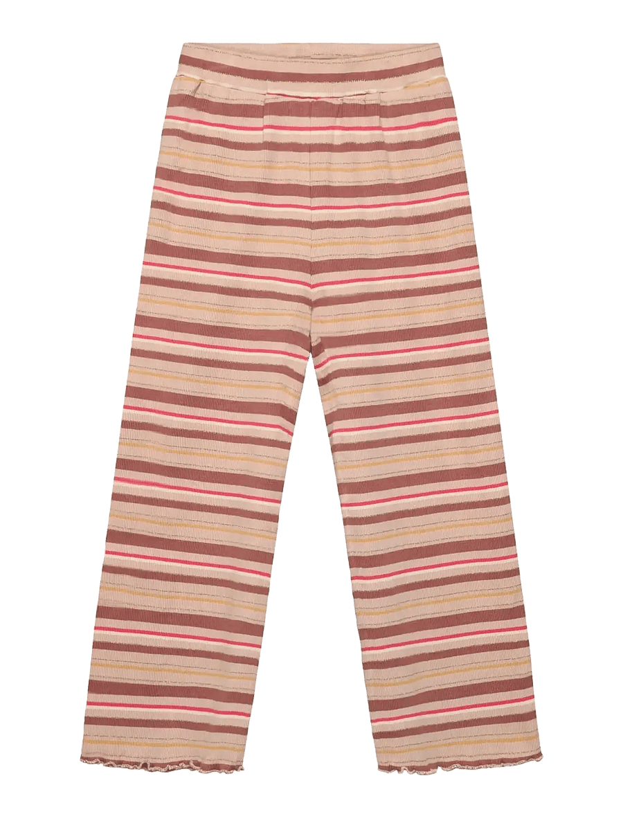 Minymo - Pants Y/D Rib - bukser - cameo rose - 1