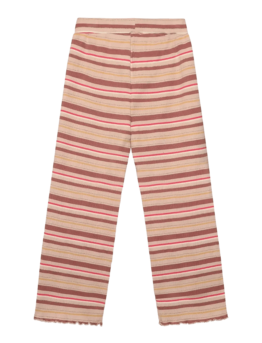 Minymo - Pants Y/D Rib - bukser - cameo rose - 2