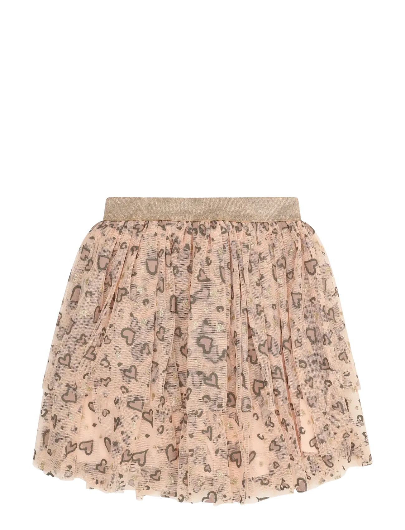 Minymo Skirt Mesh AOP - Tüll-Rock - CAMEO ROSE / pink/rose