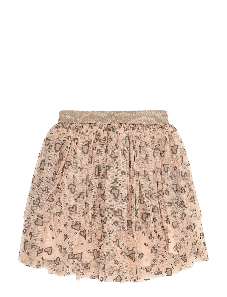 Minymo - Skirt Mesh AOP - tüll-rock - cameo rose - 1