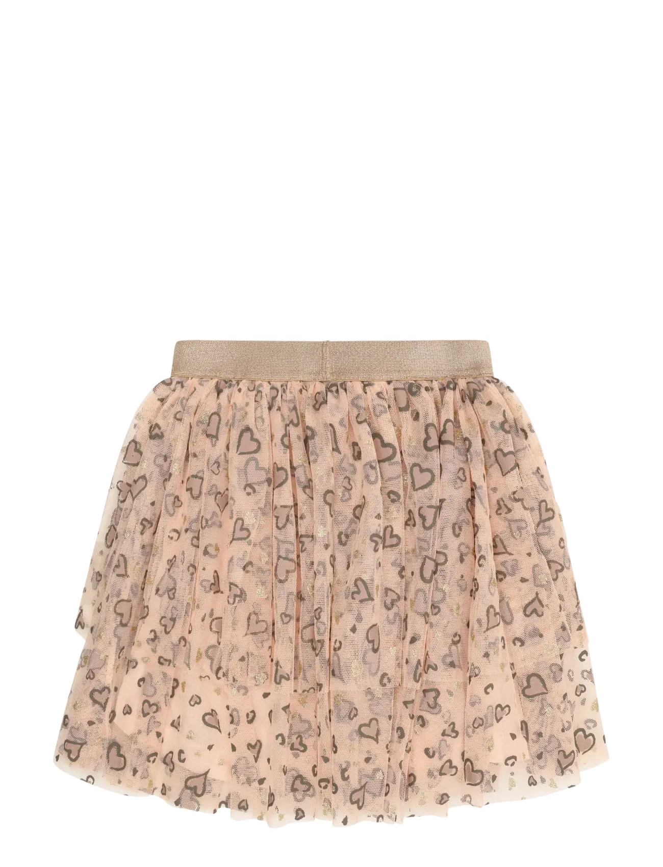 Minymo - Skirt Mesh AOP - kurze röcke - cameo rose - 2