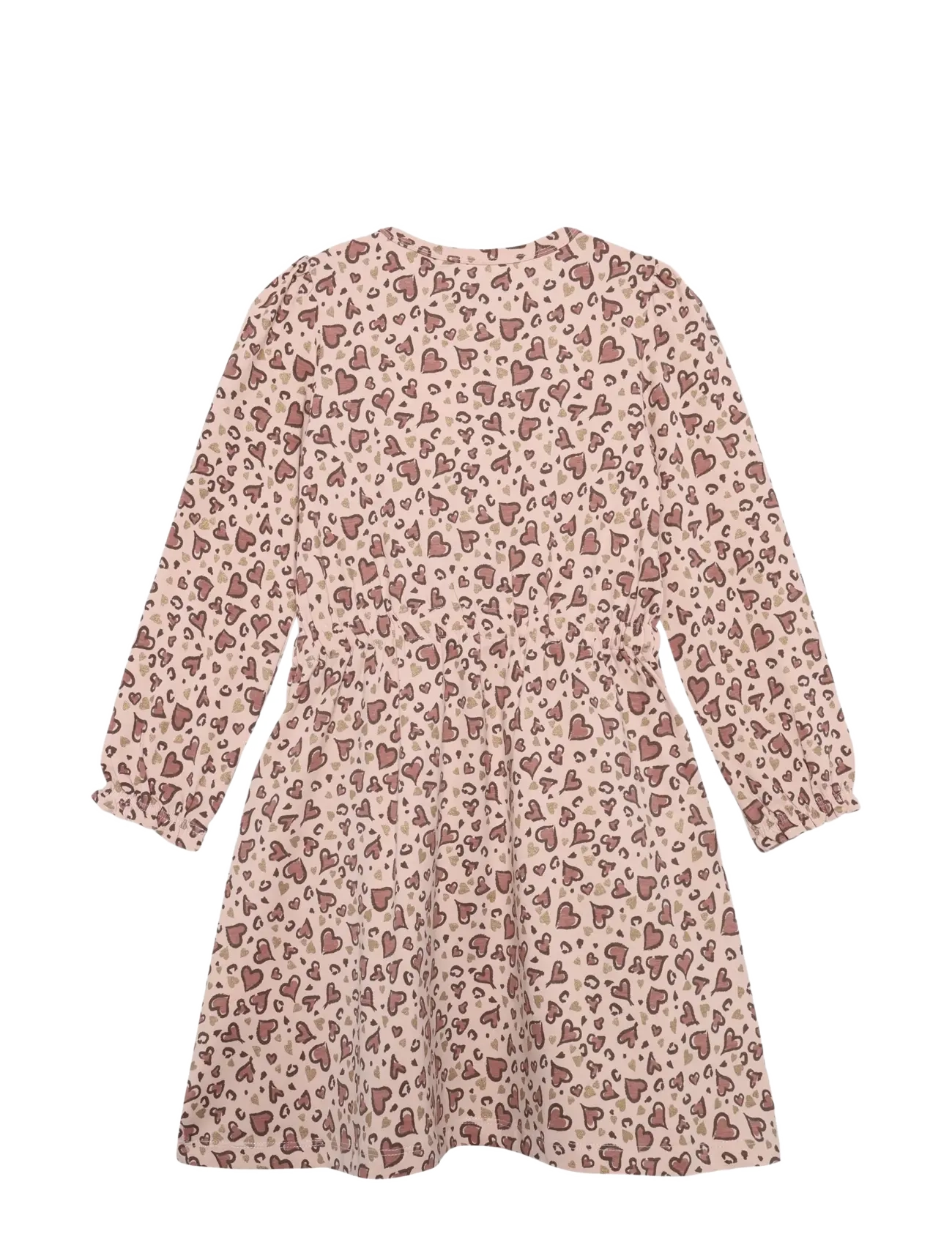 Minymo - Dress LS AOP - pikkade varrukatega vabaaja kleidid - cameo rose - 1