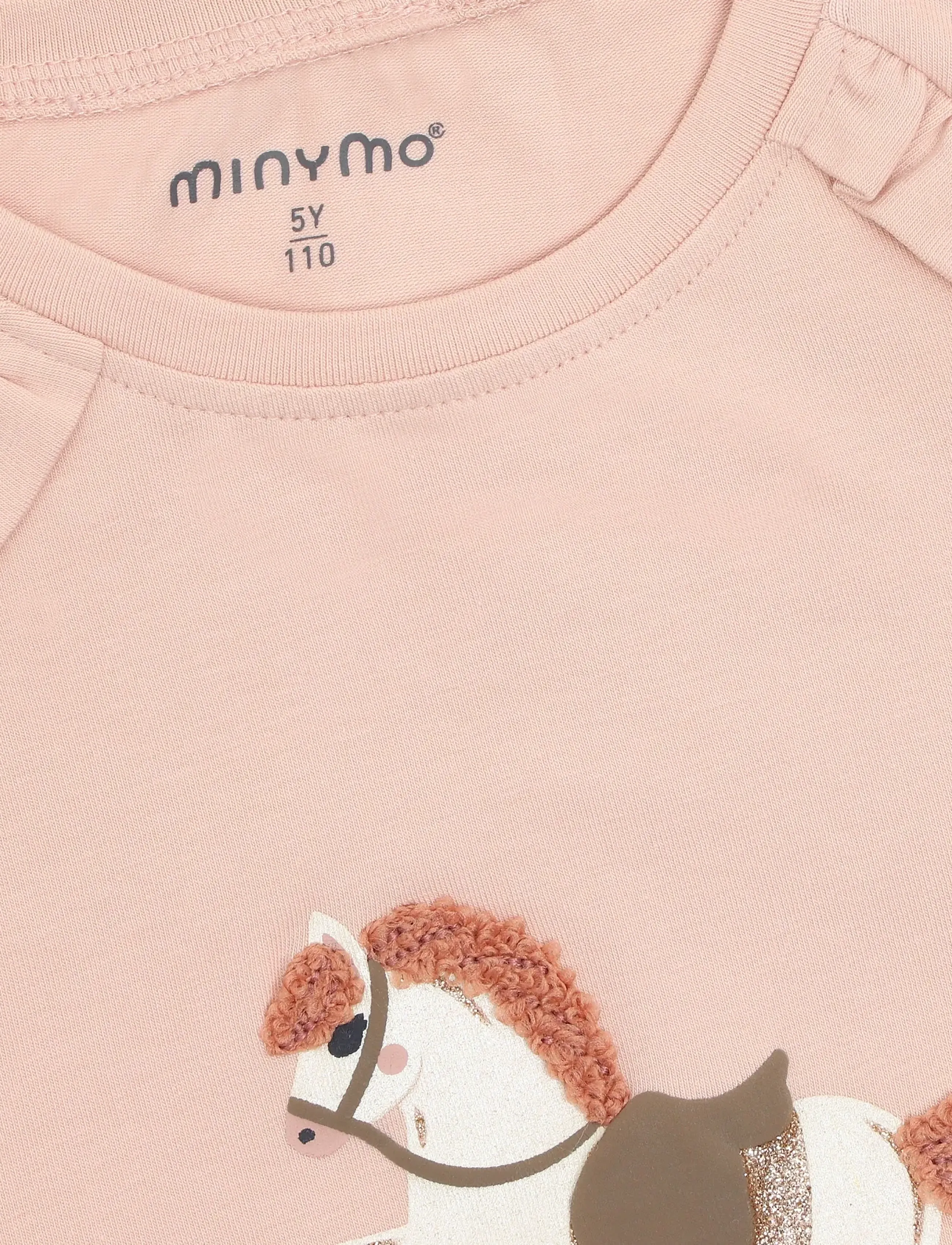 Minymo - T-shirt LS - langærmede t-shirts - cameo rose - 3