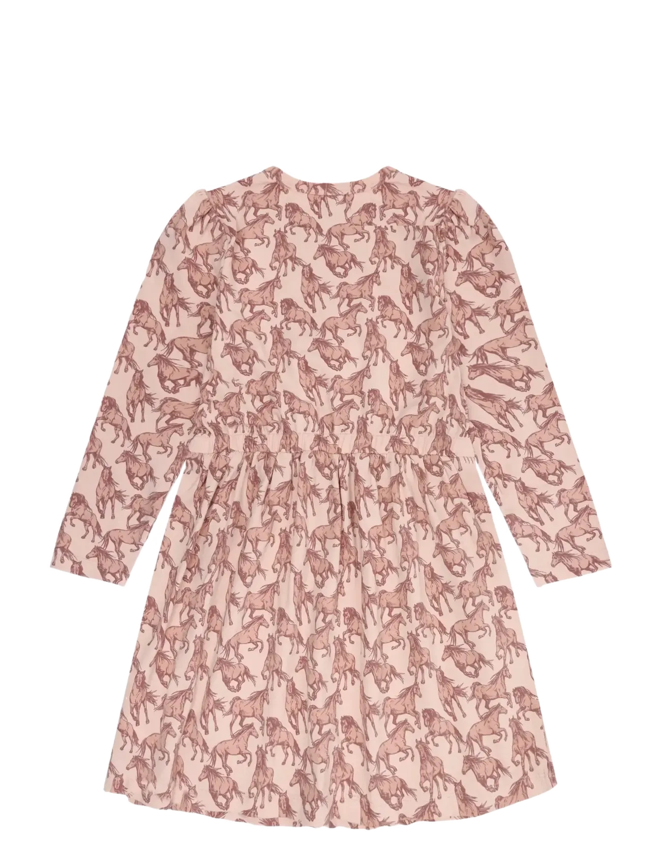 Minymo - Dress LS AOP - cameo rose - 1