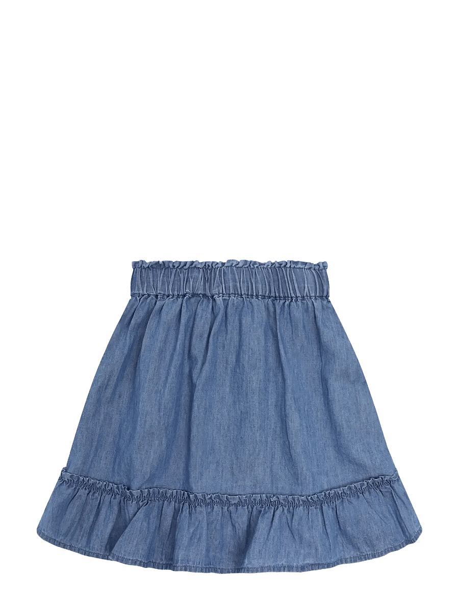 Minymo - Skirt Chambray - kurze röcke - faded denim - 2