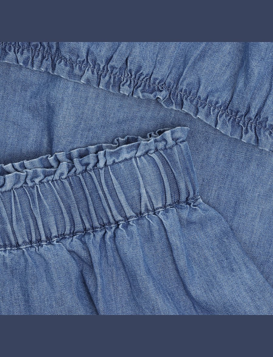 Minymo - Skirt Chambray - kurze röcke - faded denim - 3