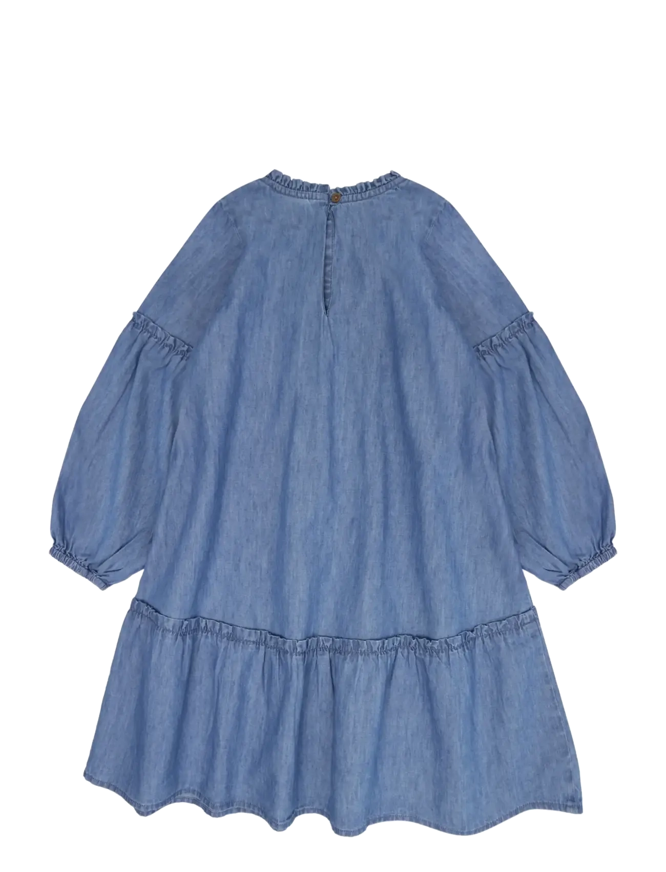 Minymo - Dress LS Chambray - pikkade varrukatega vabaajakleidid - faded denim - 2