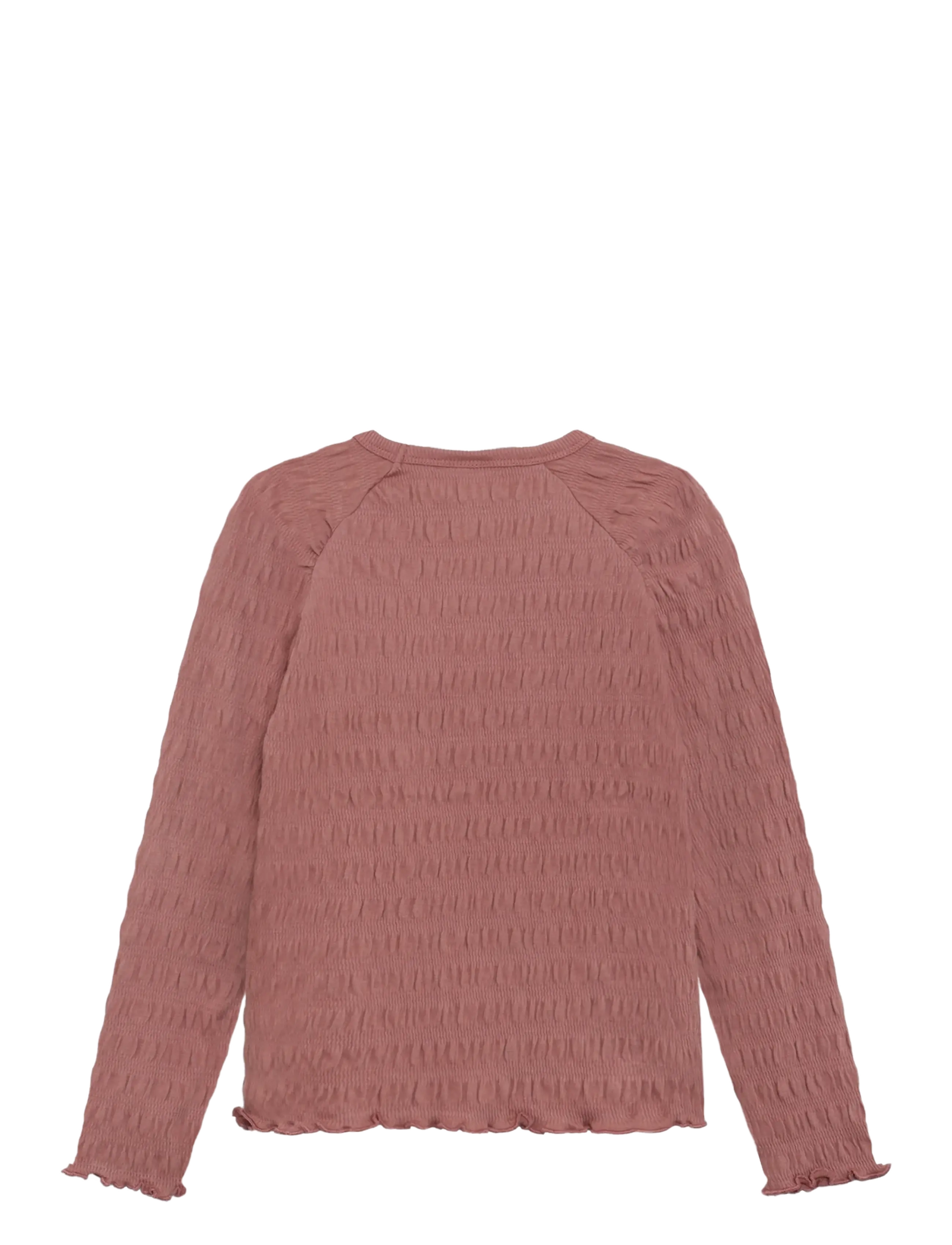 Minymo - T-shirt LS - langärmelig - burlwood - 1