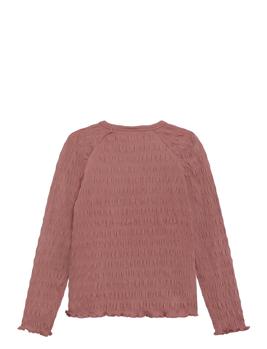 Minymo - T-shirt LS - langärmelig - burlwood - 1
