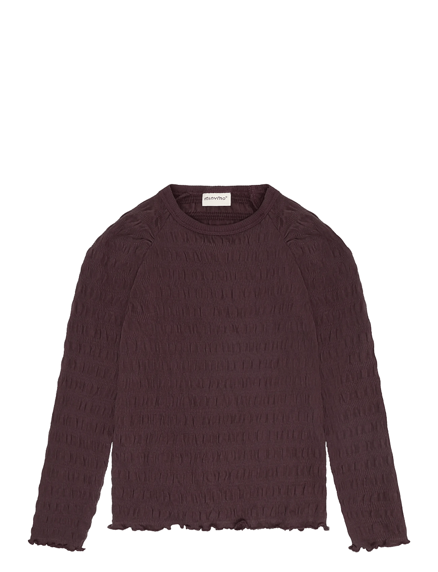 Minymo - T-shirt LS - langärmelig - huckleberry - 1