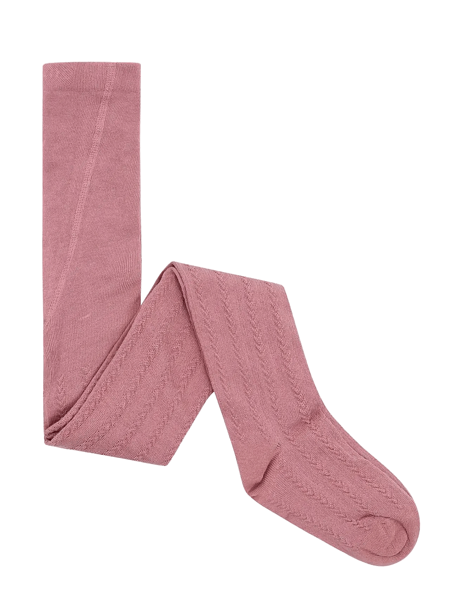 Minymo - 2-Pack Stockings w. Pattern - sukkpüksid - cameo rose - 3