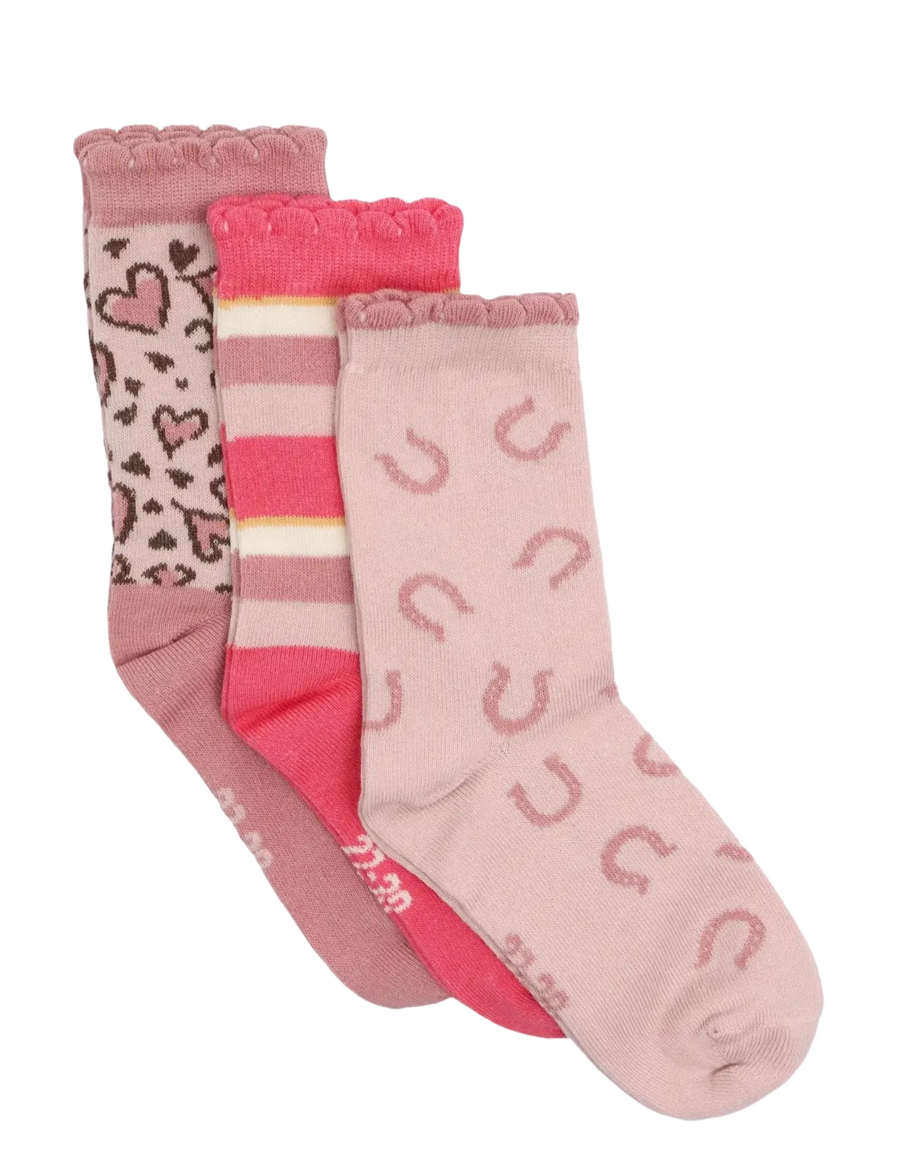 Minymo 3-Pack Socks - Minymo - CAMEO ROSE / pink/rose