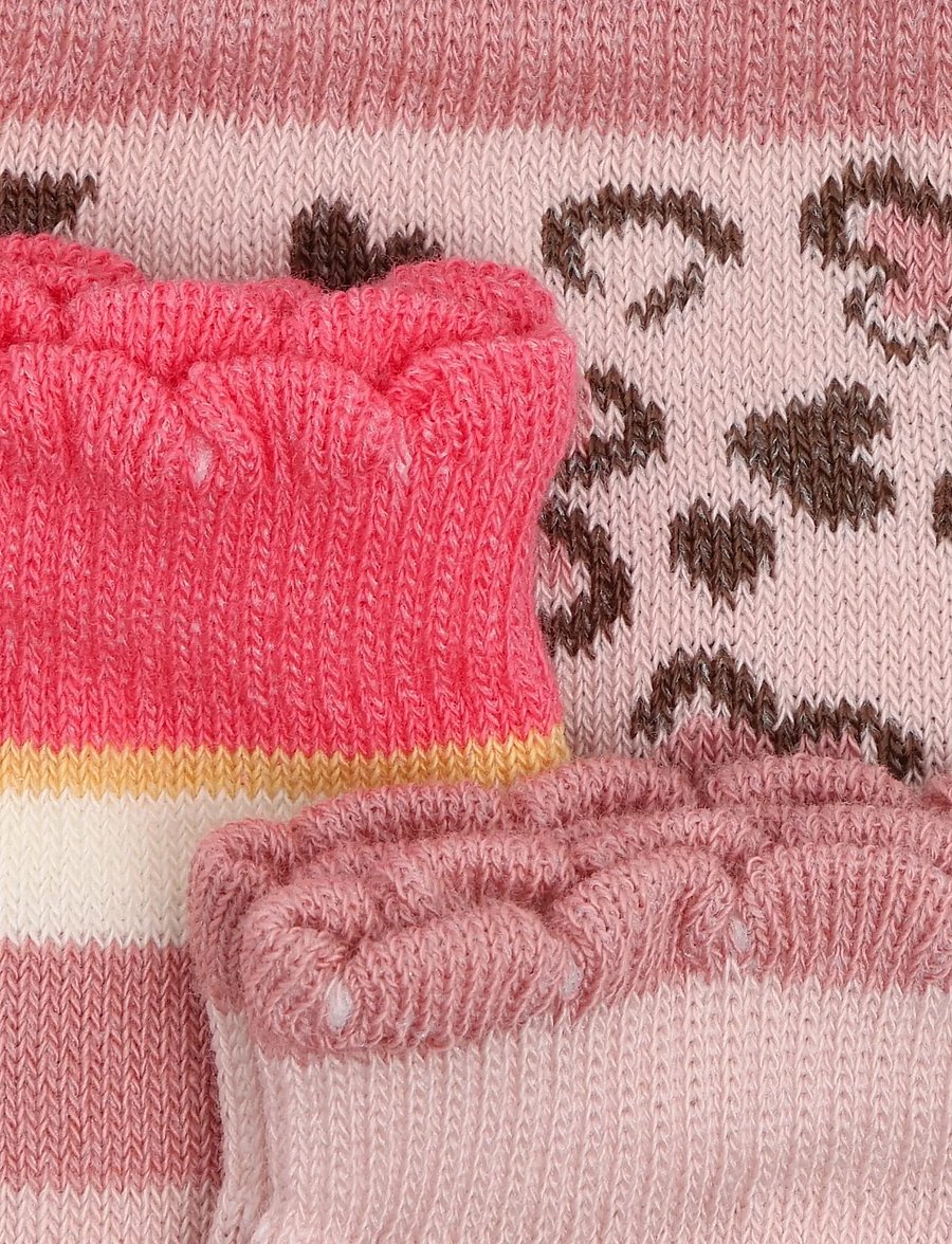 Minymo - 3-Pack Socks - babysokken - cameo rose - 4