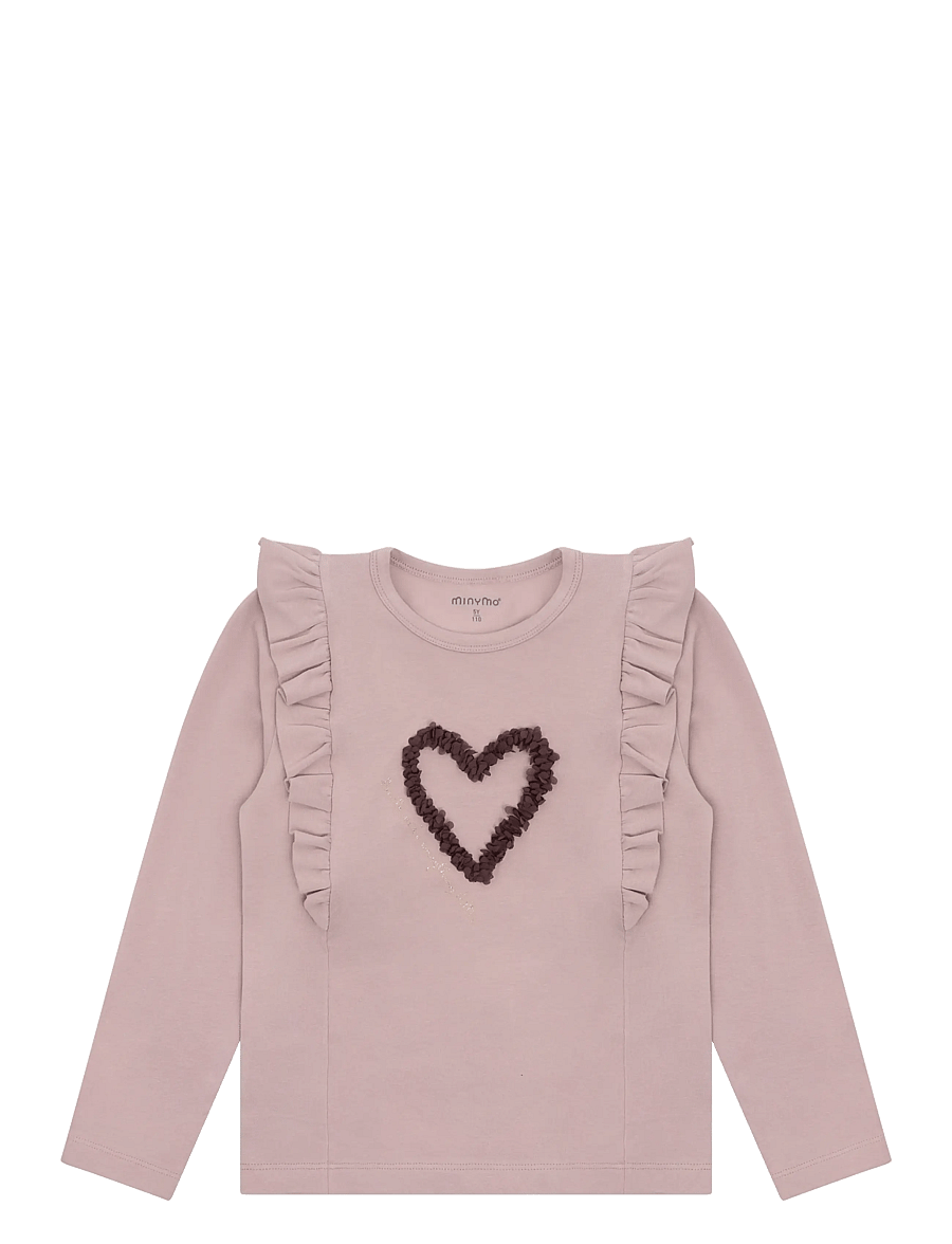 Minymo - T-shirt LS - langärmelig - fawn - 0