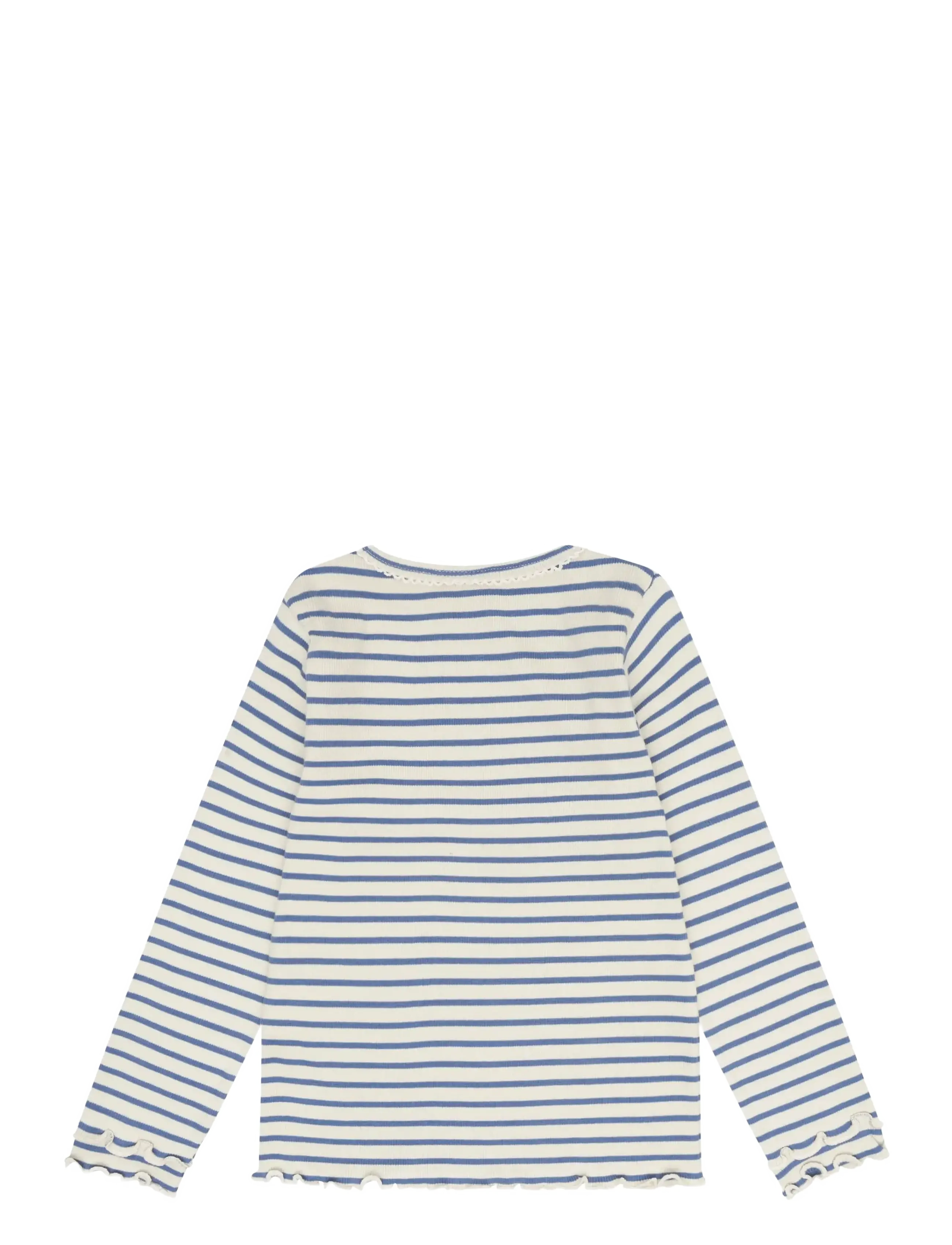 Minymo - T-Shirt LS Y/D Rib - langärmelig - moonlight blue - 1
