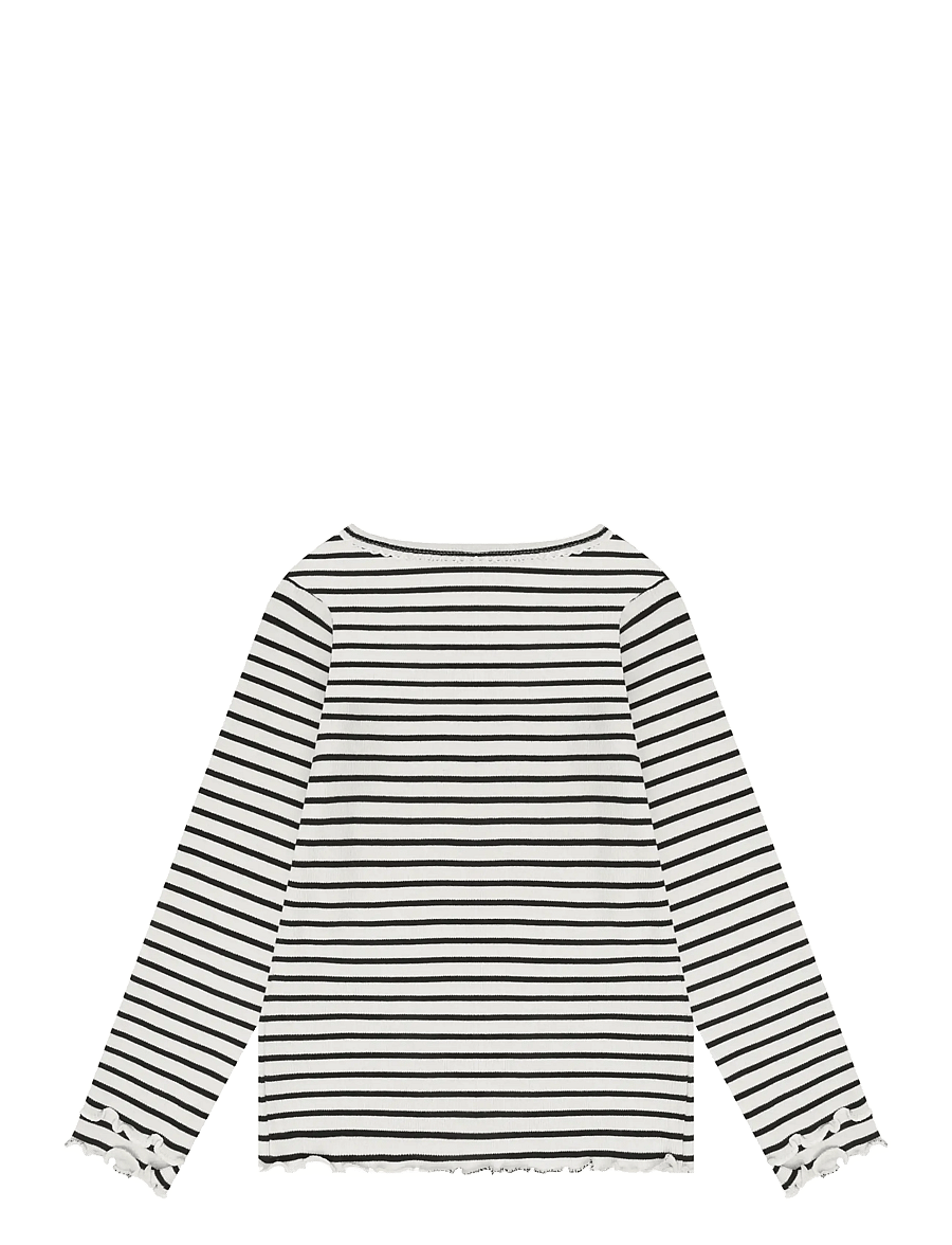 Minymo - T-Shirt LS Y/D Rib - langärmelig - tap shoe - 1