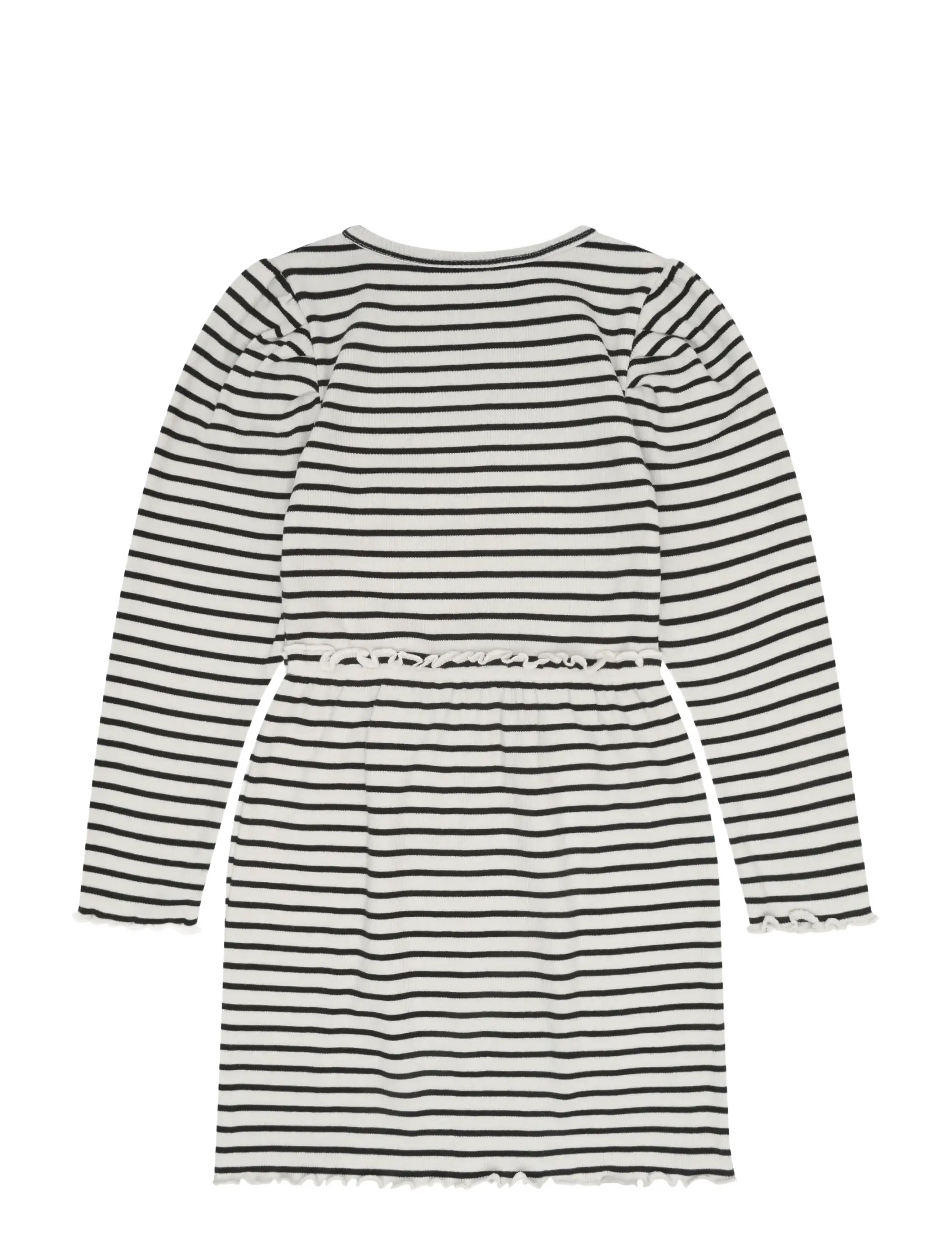 Minymo - Dress LS Y/D Rib - langärmelige babykleider - tap shoe - 1