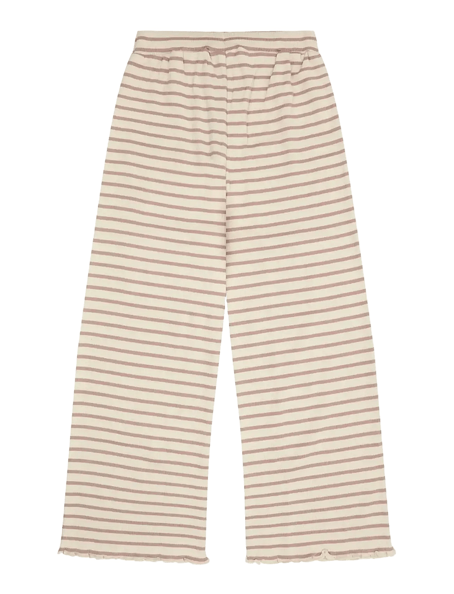 Minymo - Pants Y/D Rib - byxor - fawn - 1