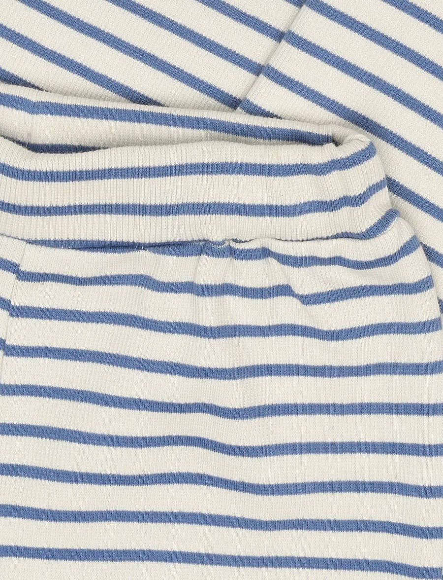 Minymo - Pants Y/D Rib - byxor - moonlight blue - 2