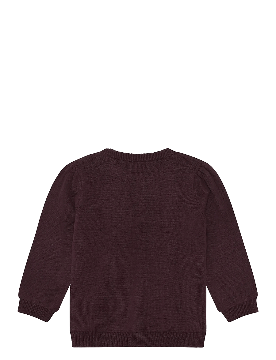 Minymo - Cardigan Knit - kardiganid - huckleberry - 2