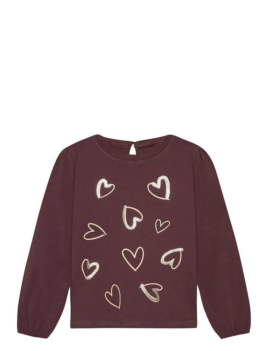 Minymo - T-shirt LS - langärmelig - huckleberry - 1
