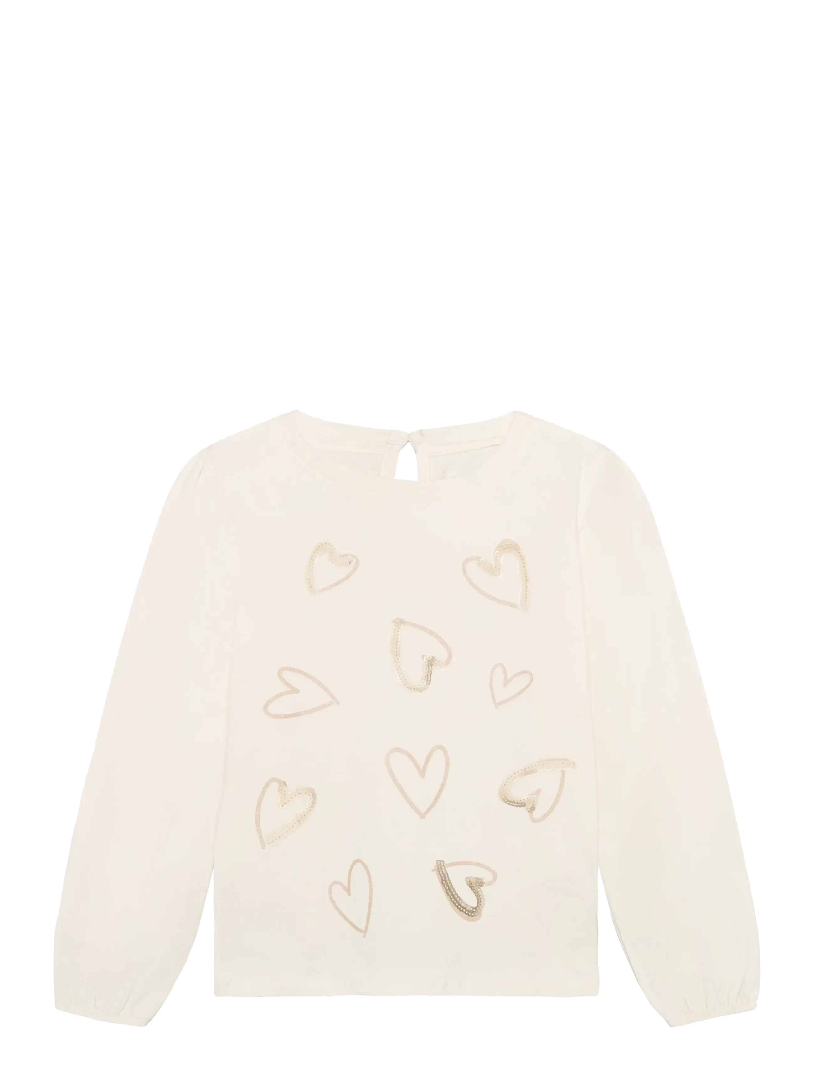 Minymo T-shirt LS - Minymo - SEEDPEARL / cream