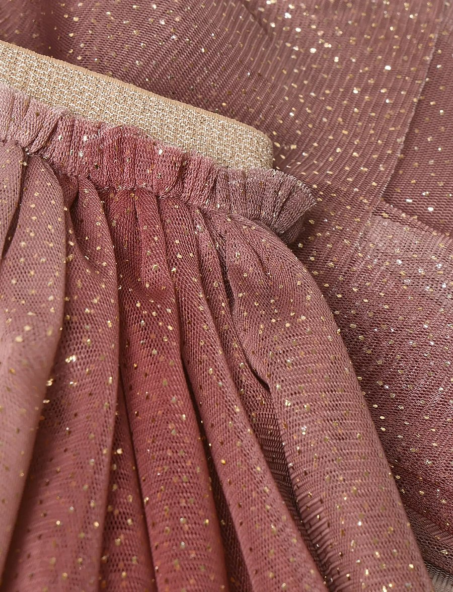Minymo - Skirt Mesh W. Glitter - tüll-rock - huckleberry - 2