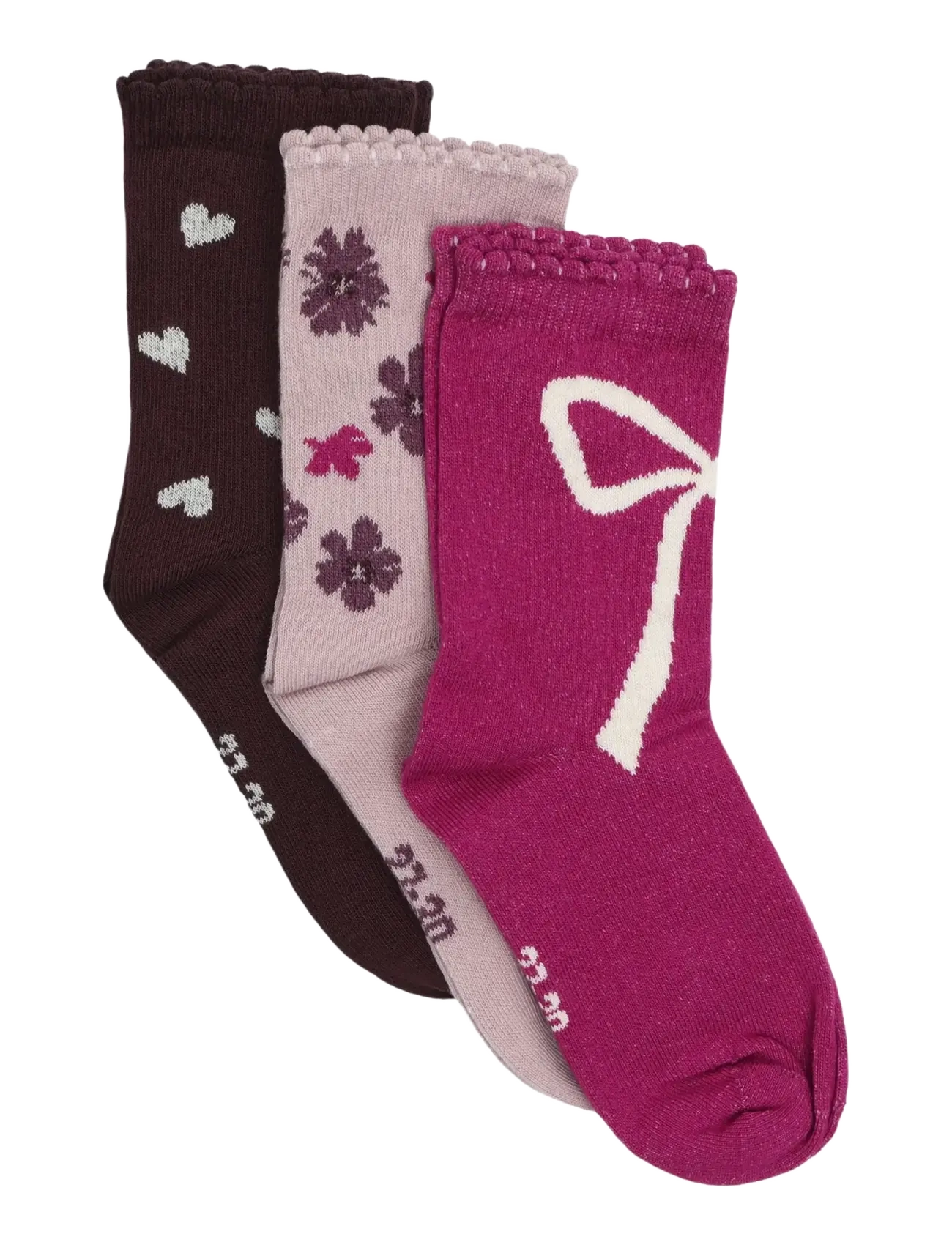 Minymo 3-Pack Socks - Minymo - HUCKLEBERRY / purple