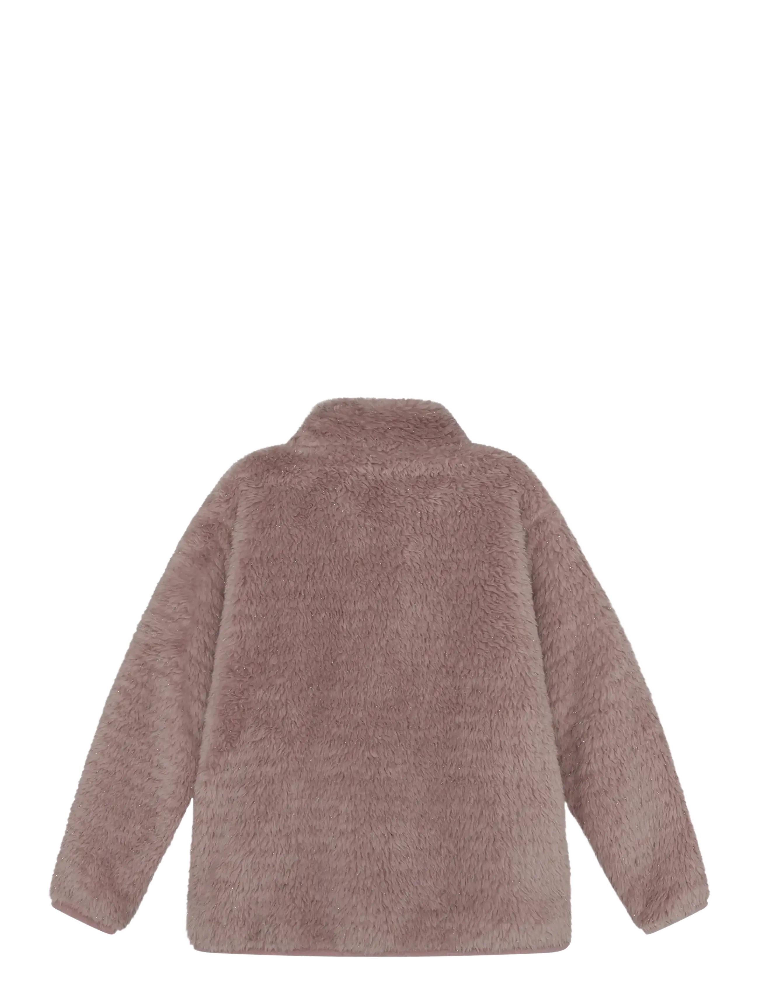 Minymo - Teddy Jacket Glitter - fleecejacken - fawn - 2