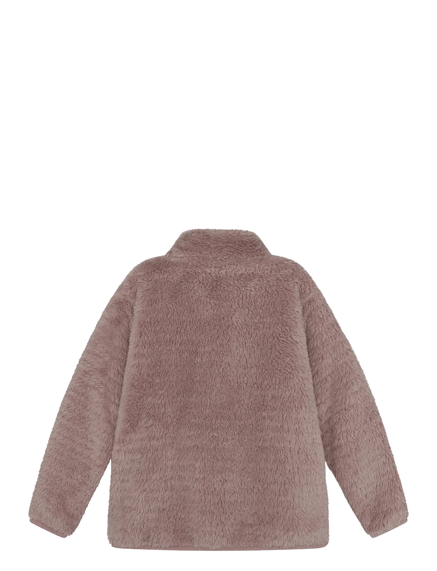Minymo - Teddy Jacket Glitter - fleecejacken - fawn - 2