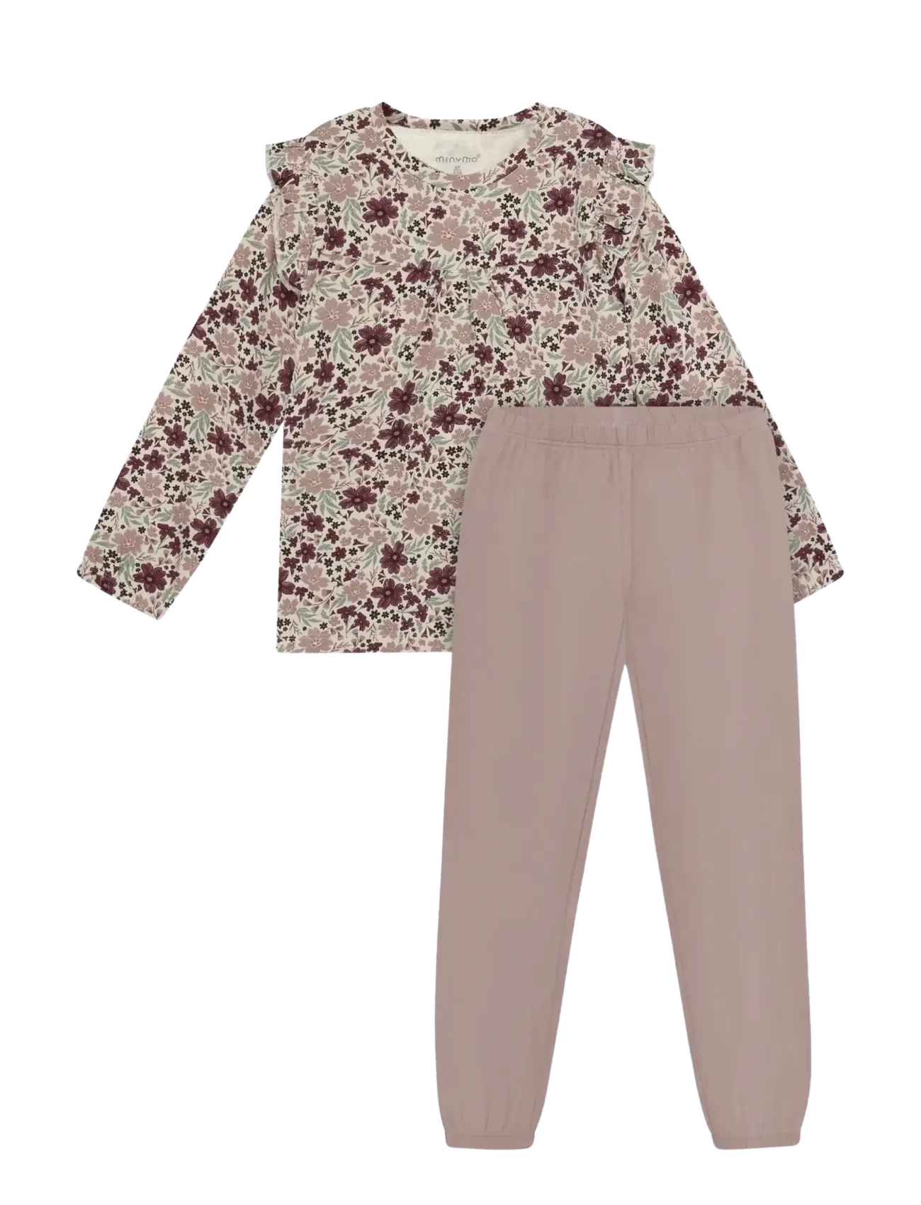 Minymo Pyjamas LS Set AOP - Minymo - FAWN / beige