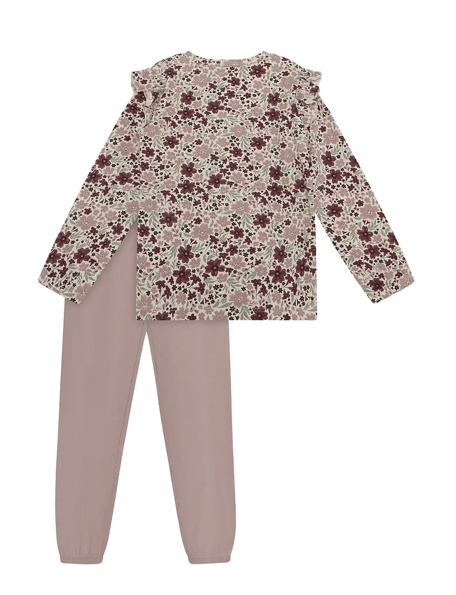 Minymo - Pyjamas LS Set AOP - sett - fawn - 2
